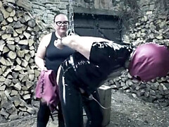 Arsch, Schwarz, Weibliche domination, Deutsch, Herrin, Bestrafung, Sklave, Toilette