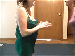 素人, 茶髪の, レズビアン, 淫乱熟女