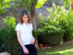 Cul, Masturbation, Public, Chatte, Solo, Adolescente, Nénés, Jouets