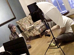 Pleasing Anuskatzz and Lily's behind the scenes movie