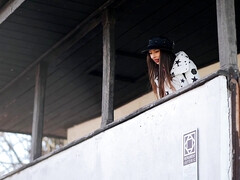 Amateur, Gros cul, Grosse bite, Sucer une bite, Queue, Public, Suçant, Nénés