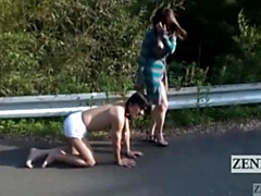 18 ans, Domination, Femme dominatrice, Fétiche, Japonaise, De plein air, Timide, Adolescente