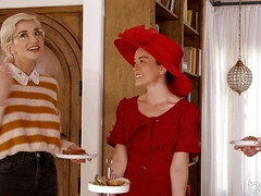 浴室, ブロンド, イく瞬間, 顔射, 眼鏡, ジーンズ, なめる, パイ刷り