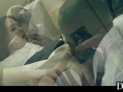 デカパイ, 黒人, フェラチオ, 顔射, ハードコア, オマンコ, 赤毛, オッパイの