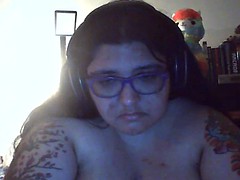BBW masturbating