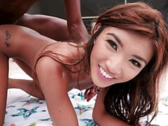 Asiatisch, Grosser schwanz, Schwarz, Schwanz, Interrassisch, Koreanisch, Jungendliche (18+), Thai