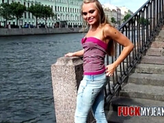 Arsch, Blondine, Blasen, Cfnm, Schwanz, Hardcore, Jeans, Rau