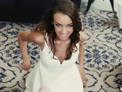 アメリカ人, フェラチオ, カップル, バック, ラティーナ, オマンコ, ティーン, オッパイの