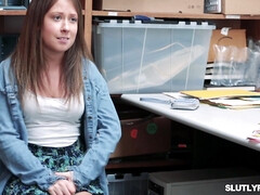 Grosse titten, Blasen, Braunhaarige, Büro, Pornostars, Muschi, Rau, Rasiert