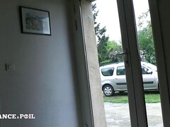 Amateur, Chica, Linda, Erótico, Francés, Desnudo, Pezones, Coño