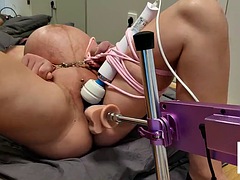 素人, ヨーロピアン, ハードコア, オナニー, 淫乱熟女, 乳首, おもちゃ, 妻