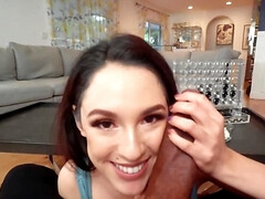 美女, デカ尻, 茶髪の, チン, 異人種間, ハメ撮り