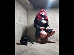 Amateur, Europeo, Tacones, Masturbación, Maduro, Público, Pelirrojo, Transexual