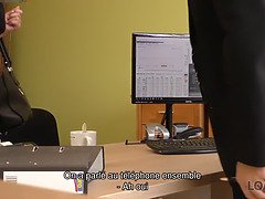 Sucer une bite, Hard, Hd, Argent, Bureau, Pénis, Adolescente