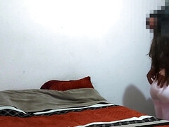 Enthousiasteling, Sperma, Man die toekijkt, Latijnse vrouw, Mexicaans