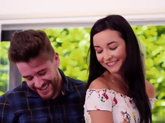 Leie, In den arsch, Arsch, Braunhaarige, Spermaladung, Aufs gesicht abspritzen, Selbstgemacht, Muschi