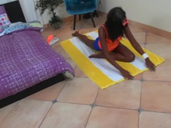 Schlafzimmer, Blasen, Aufs gesicht abspritzen, Brille, Realität, Rasiert, Dürr, Tätowierung