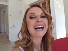 Grote lul, Grote mammen, Zwart, Blond, Sperma shot, Rijpe lesbienne, Moeder die ik wil neuken, Tieten likken