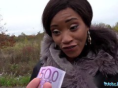 Negro, Estilo perrito, Ébano, Hd, Al aire libre, Pov, Público, Realidad