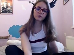 Busty Goth Teen Strip Masturbate On Webcam