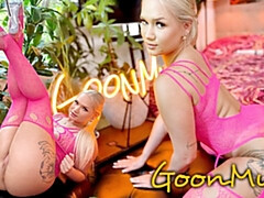 GoonMuse featuring Zac Wild and Harley King's clit rubbing video