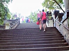 Dirty couple fucking 10 feet from highway