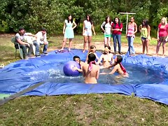 Hochschule, Gruppe, Lesbisch, Lecken