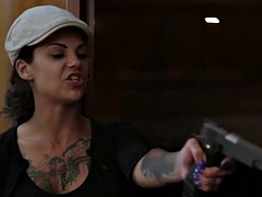 tattooed bonnie gets her hairy cunt banged