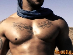 Ripped bear sucks bbc