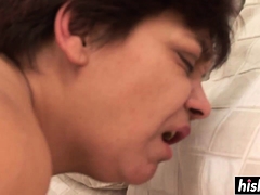 Bruinharig, Sperma, Europees, Hardcore, Hd, Rijpe lesbienne