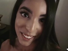 Arsch, Braunhaarige, Knallhart, Süss, Fingern, Flashen, Behaart, Muschi