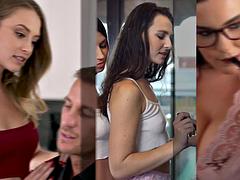 Gros seins, Sucer une bite, Tir de sperme, Branlette thaïlandaise, Léchez, Massage, Plan cul à trois, Nénés