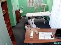 Lamer culo, Mamada, Médico, Enfermera, Oficina, Pov, Coño, Uniforme