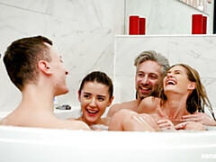 Rubia, Estilo perrito, Sexo duro, Tetas naturales, Coño