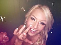 Lexy Blaze Reveals Gloryhole Secrets: After Devouring Massive Cock with Intense Blowjob,