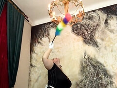 Hembra, Hd, Pezones, Orgasmo, Sexo soft, Solo, Medias largas, Uniforme