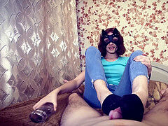 Sockjob cum, sockjob cum socks, teen sockjob