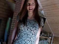 A model with nice tits looking younger than what she is