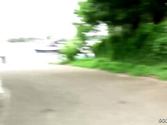 素人, アナル, お尻, デカパイ, フェラチオ, イく瞬間, 顔射, 自然山雀