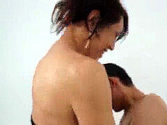 Enthousiasteling, Anaal, Aziatisch, Bruinharig, Sperma, Ladyboy, Shemale