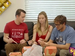 Pijpbeurt, Bruinharig, Fetisj, Hardcore, Klein, Tiener, Tieten likken, Bekijker