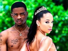 Enthousiasteling, Grote kont, Grote lul, Badpak, Zwart, Pijpbeurt, Tiener, Tieten likken