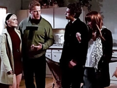 デカ尻, デカチン, デカパイ, フェラチオ, バック, 女 人男 人, キッチン, ティーン