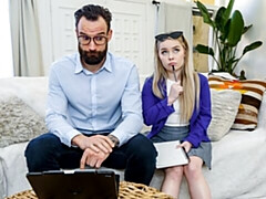 Grote kont, Grote lul, Blond, Pijpbeurt, Hondjeshouding, Natuurlijke tieten, Tiener, Tieten likken