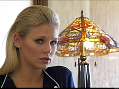 Enthousiasteling, Grote kont, Grote mammen, Blond, Vingeren, Masturbatie, Mager, Tiener