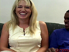 Grosser schwanz, Schwarz, Blasen, Milf