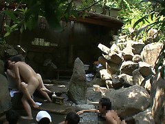浮気する, エロティック, 模索, 日本人, アウトドア, 公共, 濡れ, 妻