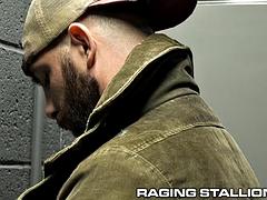 RagingStallion - Vander Pulaski Is Stuffed With Muscle Hunks Raw Pole