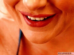 Curvy BBW blonde with big ass in POV hardcore with cumshot