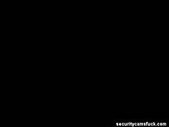 Ajx caught by a security cam on the roof: Blowjob, Amateur  Milf Porn
